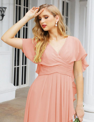 Baoleely Bridesmaid Dresses Backless Formal Prom Gowns for Evening Party Mother of The Bride Dress 28040