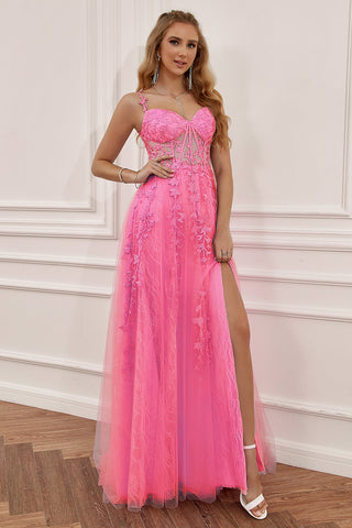 Off the Shoulder Prom Dress with Appliques