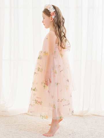 A-line Tulle Ankle-length Pink Dress (2003227599)