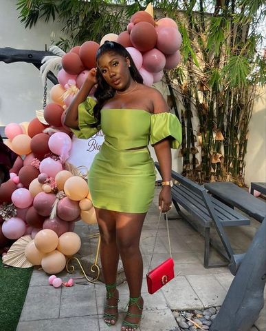 Vestido verde de dos piezas para fiesta de bienvenida, atuendo para cumpleaños número 18, vestido Y7314