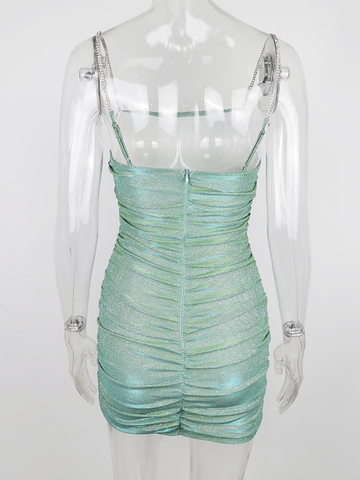 Robe courte sexy et brillante pour bal de promo Y1908