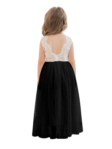 Enchanted Tulle Lace Flower Girl Dress