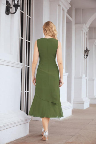 Sunnderly Two-Piece A-line Mother of The Bride Dress Formal Party Gown Dress SY28072