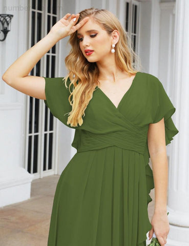 Baoleely Bridesmaid Dresses Backless Formal Prom Gowns for Evening Party Mother of The Bride Dress 28040