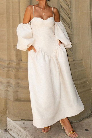 Robes de soirée sexy unies à poches et col en V 