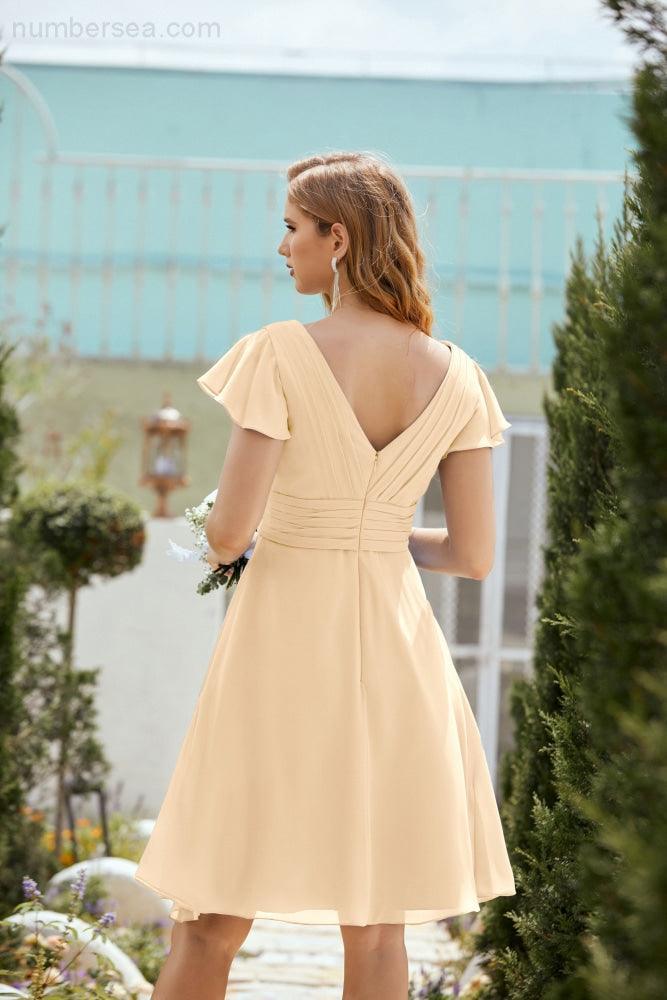 Knee Length Homecoming Dresses Formal Cocktail Prom Gown 28013