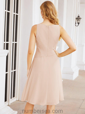 Sunnderly Mother of The Bride Dresses Prom Dress Casual Pleated Dress  SY28065