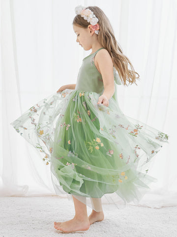 A-line Tulle Ankle-length Dress (2003227711)