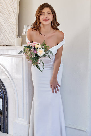 Off the Shoulder Mermaid Prom Dress