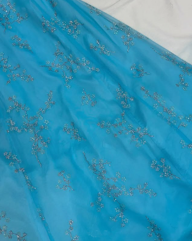 Robe de soirée bleue à sequins brillants sans bretelles, coupe trapèze, modèle Y8140