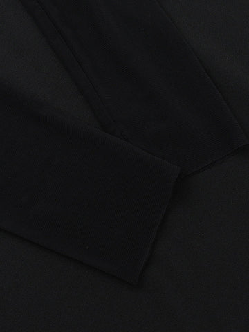 Long Sleeves Skinny Pleated See-Through Solid Color Split-Joint Off-The-Shoulder Evening Dresses Maxi Dresses