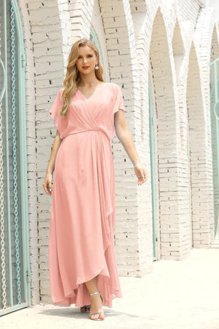Robe de soirée longue Baoleely pour mère de la mariée, grande taille, col en V, longueur au sol, pour invitée de mariage, 28020