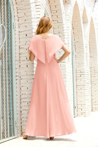 Robe de soirée longue Baoleely pour mère de la mariée, grande taille, col en V, longueur au sol, pour invitée de mariage, 28020