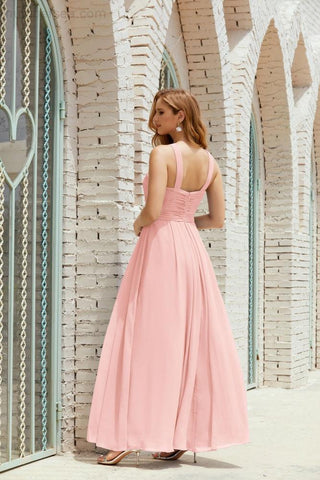 Vestidos de dama de honor con cuello halter, vestido formal de cóctel o de fiesta 28015 