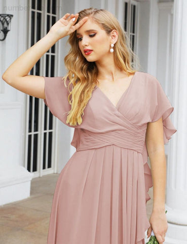 Baoleely Bridesmaid Dresses Backless Formal Prom Gowns for Evening Party Mother of The Bride Dress 28040