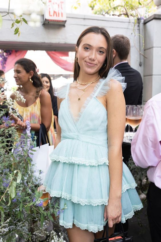 Robe de bal mignonne à col en V et coupe trapèze, idéale pour un 18e anniversaire (Y2708)