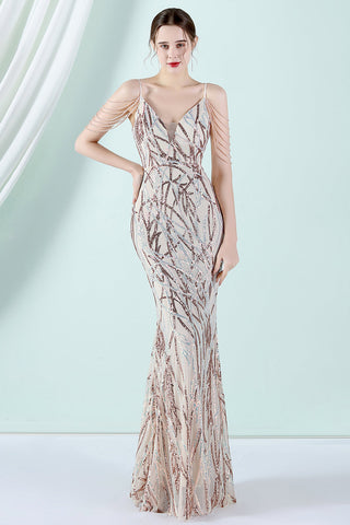 Spaghetti Straps Prom Dress