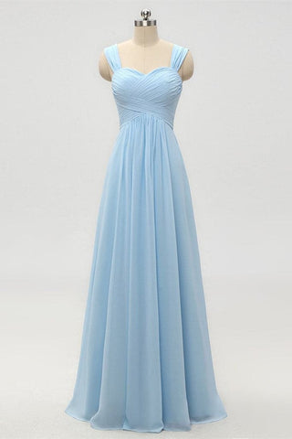 Light Blue Bridesmaid Dress VMB46