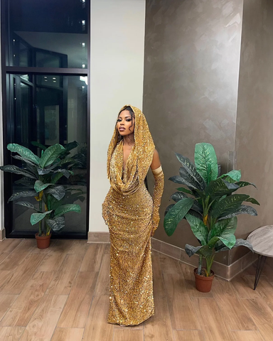 Robe de bal fourreau rouge à sequins, robe de soirée rouge charmante Y4701