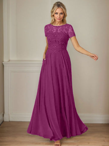 Vestido de gasa azul marino oscuro de corte en A con escote barco y lentejuelas 