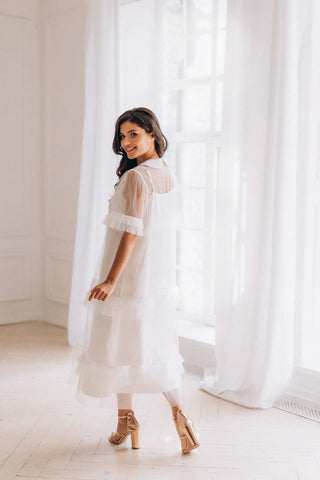 White Dress For Pregnant Women Pregnant White Dress