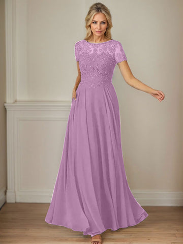 Vestido de gasa azul marino oscuro de corte en A con escote barco y lentejuelas 