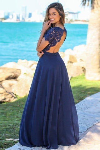 Chiffon Sweetheart Neckline A-line Bridesmaid Dresses With Appliques  BD099