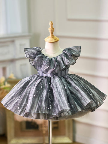 Ball-Gown/Princess 1st Birthday Party Baby Girl Dress