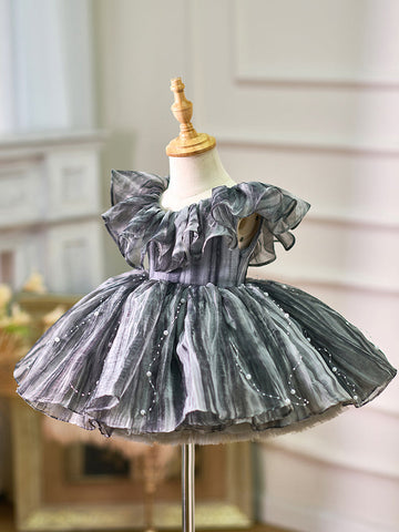 Ball-Gown/Princess 1st Birthday Party Baby Girl Dress