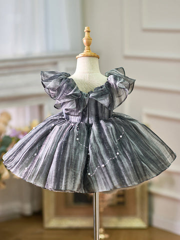 Ball-Gown/Princess 1st Birthday Party Baby Girl Dress