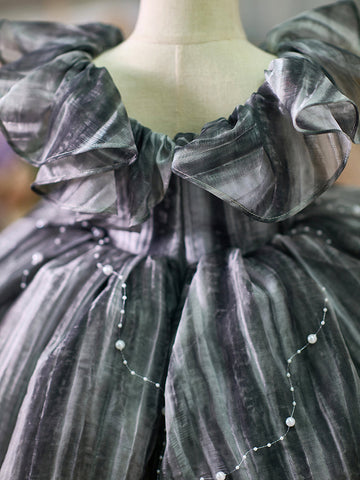 Ball-Gown/Princess 1st Birthday Party Baby Girl Dress