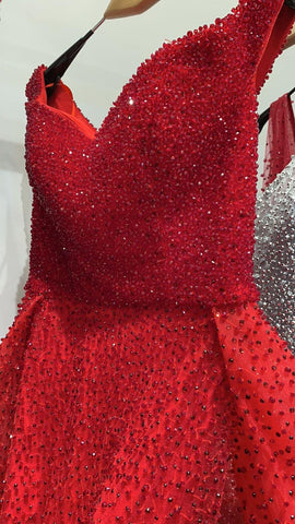 On Sale no return no refundDubai Grey Mermaid Luxury Sleeveless Evening Dresses 2025 Off Shoulder Sexy Formal Dress  Design LA70602