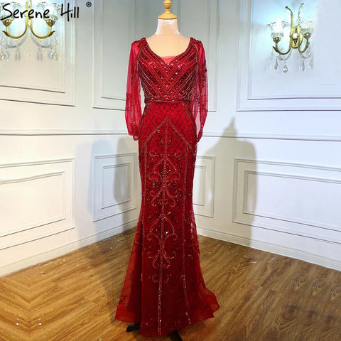 Dubai Grey Nude  Sexy Evening Dresses 2025 Crystal Sleeveless Shawl Yarn Formal LA70382