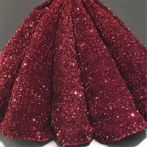 Robe de soirée luxueuse à paillettes scintillantes et sexy, décolleté en cœur, coupe trapèze avec traîne, modèle Dubaï 2025, LA70273 