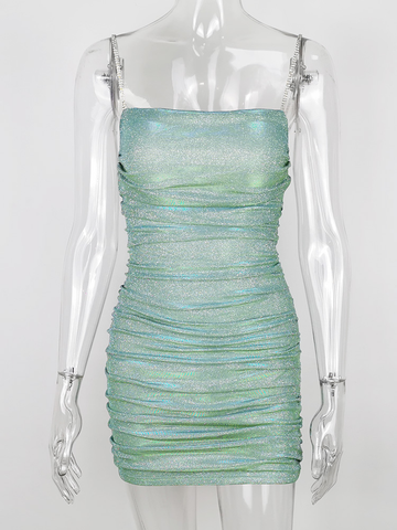 Robe courte sexy et brillante pour bal de promo Y1908