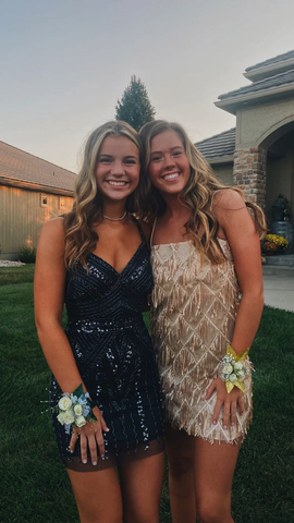 Vestido de fiesta de lentejuelas sexys para baile de bienvenida, vestido de tubo Y2283