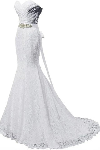 Elegant Mermaid Wedding Dresses Sweetheart Wedding Gowns WD720