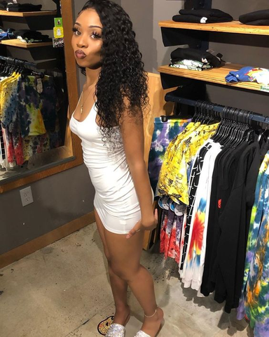 Vestido blanco sexy con escote cuadrado, minivestido blanco para fiesta de bienvenida Y4092