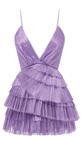 Vestido corto de fiesta con volantes y cuello de espagueti, sexy y minivestido Y2199