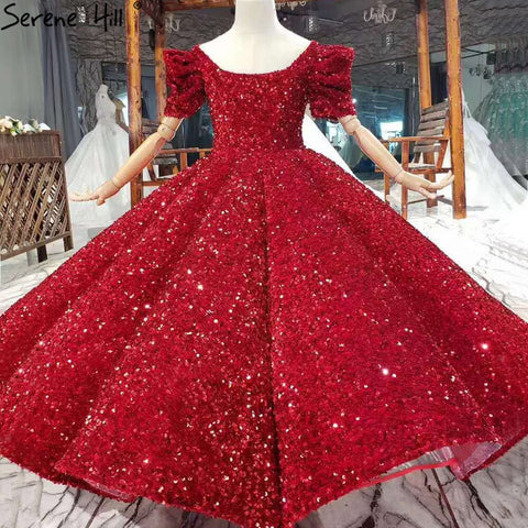 Vestido de niña de las flores, vestido de gala para concurso infantil, vestido de lentejuelas para niña, ropa para niña para actuación de piano, vestido HTA0047 