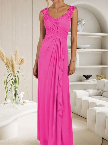 Champagne A-Line Sweetheart Neckline Pleated Mesh Dress