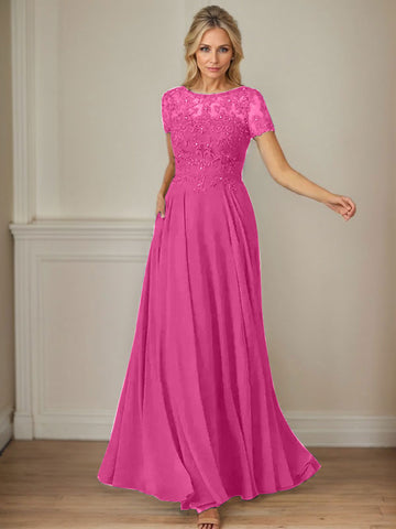 Vestido de gasa azul marino oscuro de corte en A con escote barco y lentejuelas 