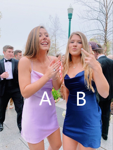 Vestido sexy morado para baile de bienvenida Y2284