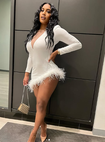 Robe de soirée blanche moulante à décolleté plongeant et coupe asymétrique, robe de bal sexy blanche Y332