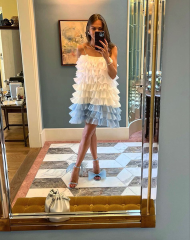 Vestido de fiesta elegante con tirantes finos Y2302