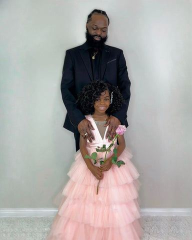 Ball-Gown/Princess Pearl Pink Sleeveless Tulle Bow Flower Girl Dress