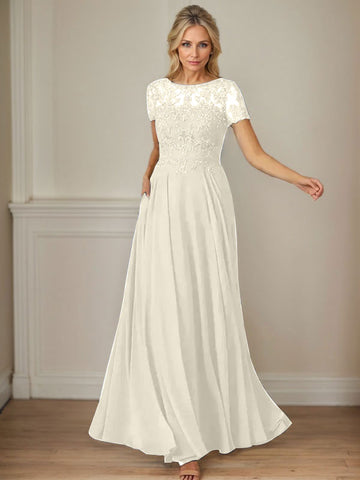 Vestido de gasa azul marino oscuro de corte en A con escote barco y lentejuelas 