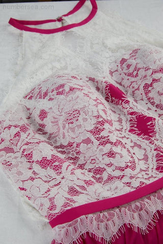 Robe de soirée dos nu sans manches en mousseline de soie et dentelle pour femme, tenue de bal, de mariage, de demoiselle d'honneur, 28120