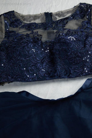 Robe de soirée brodée à col rond et manches longues pour femme, tenue de soirée pour demoiselle d'honneur, mariage, plage, fête, 28103 