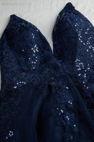 Robe de soirée courte à col en V pour femme, broderie, pour demoiselle d'honneur, bal, mariage, plage, 28101 